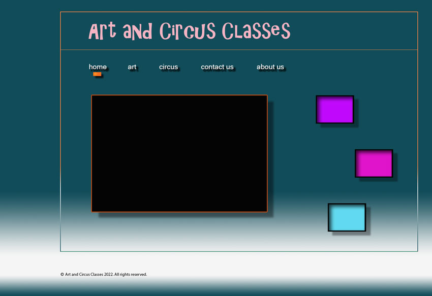 For ficticious Art and Circus Classes